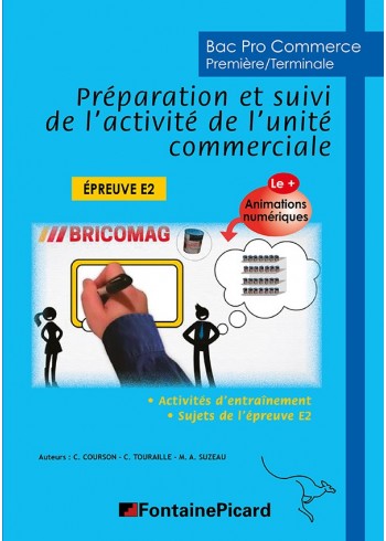 Préparation et suivi de l'activité de l'UC - Épreuve E2